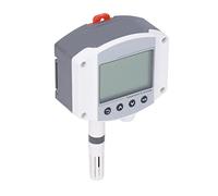 Keenso Sensor de Temperatura y Humedad, Pantalla LCD de Alta Precisión, Montaje en Pared para Uso Industrial