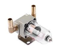 Keenso Separador de Aceite del Motor, Universal Filtro de depósito de Captura de Aceite, Aleación de Aluminio, para