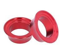 Keenso Separadores de vástago 2 Piezas CNC aleación de Aluminio arandela cónica de Bicicleta antioxidante para Horquilla Delantera de 28,6 mm/1,1 Pulgadas(Red)