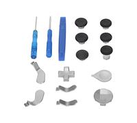 Keenso Series 2 Controller Accessories Kit Durable Metal Repuestos para One Series 2 DIY -Entusiastas Plata Acero Inoxidable