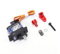 Keenso Servo RC, Brazo de Aleación de Aluminio, Engranaje de Metal, Reemplazo de Servo Digital para Granito GROM 1/18, Rendimiento de Alto par para una Mayor Precisión de Control