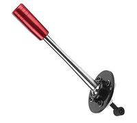 Keenso Shifter Corta Ajustable, Palanca de Cambios Corta con Modificación del Automóvil de la Perilla Adecuado para E30 E36 E46 E34 E39 Z3 1985-2010 (B (rojo))