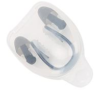 Keenso Silicona Suave y Impermeable -PC -ARPLUGS Clip de la Nariz para Buceo Yoga, 2 X Tapones para los Oídos 1 X Clip Nasal (BLACK)