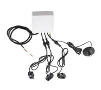 Keenso Smart Energy Monitor con Nivel de Nivel de Circuito de 120 A, Monitor de Rendimiento de WLAN para Estufa, Secadora, 3 Fases de Dispositivo de Medición de Energía con Voltaje y Medición de