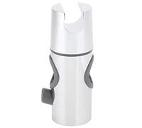 Keenso Soporte Ajustable para Cabezal de Ducha, Soporte Duradero para Barra Deslizante de Ducha para Baño, Abrazadera de Cabezal Resistente a Arañazos para Barra Deslizante de 25mm