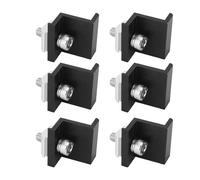 Keenso Soporte de Abrazadera del Panel Solar del Panel Solar de Aluminio PV Resistencia Fuerte para Diferentes Superficies de Baldosas (35 mm)