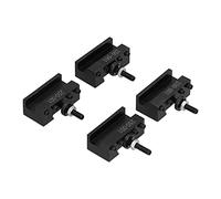 Keenso Soporte de acero de alta velocidad: excelente tratamiento superficial, larga vida útil, dispositivo CNC para hardware, paquete de 4