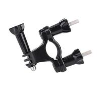 Keenso Soporte de Agarre para Cámara de Acción para Manillar de Bicicleta Resistente, Montaje de Agarre para, Fácil Instalación, Soporte Negro para Bastón de Escalada de 3,1x2,4x0,8 Pulgadas