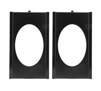 Keenso Soporte de Altavoz Detrás del Asiento Soporte de Altavoz de Esquina de Cabina de Acero Negro para C10 1973-1987, de Duraderos 6x9 Fácil Instalación Salida de Sonido Mejorada