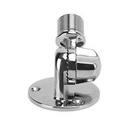 Keenso Soporte de Antena Marina, Soporte Ajustable de 180 Grados de Acero Inoxidable 316 Resistente con Rueda de Trinquete, para Antena de Radio VHF Marina