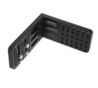 Keenso Soporte de Cámara en Forma de L para FS7H//FS5, Placa de Liberación Rápida de Disparo Vertical Liviana para Cámaras Digitales Grandes, Negro, 1 Soporte