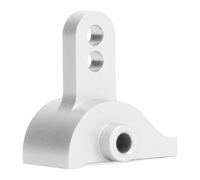 Keenso Soporte de Enlace RC, Soporte de Enlace de Eje Multiángulo de Aleación de Aluminio para Axial SCX10 III con Absorción de Impactos y Fácil Instalación (Silver)