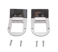 Keenso Soporte de Luz de Sandía, 2 Piezas Soporte de Abrazadera de Acero Inoxidable Pulido con Luz de Sandía Debajo del Brillo para Camiones RV