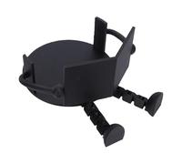 Keenso Soporte de Papel Higiénico, Divertido y Lindo Libro de Lectura, Estatuilla Impresa en 3D, Soporte de Papel Higiénico para Decoración de Baño (Black)