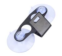 Keenso Soporte de Ventosa para detectores: Soporte Universal para Parabrisas y Salpicadero, con Potente Adhesión y Ajuste de ángulo Flexible, para Sistemas de Navegación vehicular. (Black)