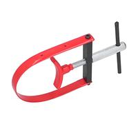 Keenso Soporte de Volante Ajustable, Herramienta Universal de Polea de Embrague para Reparación de Motocicletas ATV, con Correa Sumergida en Vinilo y Pie para un Mejor Agarre, Hecho de