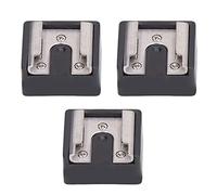 Keenso Soporte de Zapata Duradero para Trípodes, 3 Soportes de Zapata de Metal para Soportes de Flash, Adaptador Universal de Montaje de de Flash