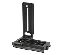 Keenso Soporte L de Cámara de Aluminio con Asistencia de Escala para S, Estabilizador Crane 2/3, Diseño Antideslizante, Orificio para Tornillo de 1/4 Pulgadas