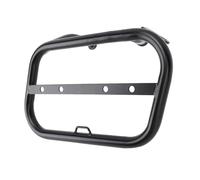 Keenso Soporte para Alforjas, Soporte de Montaje para Bolsa Lateral de Motocicleta, Tubo de Hierro de 16 Mm con Acabado Pulverizado Electrostático a Alta Temperatura, para Scrambler (Derecho