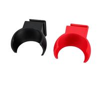 Keenso Soporte para Clip de Cintura para Pelota de Tenis, 2 Piezas, Ajuste Ergonómico, Agarre Estable, Soporte para Cinturón para Pelota de Tenis Portátil y Liviano con Almacenamiento