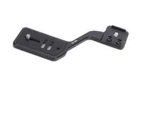 Keenso Soporte para Linterna de Cámara de Aleación de Aluminio con Tornillo de 1/4", Resistente y Liviano, Fácil de Transportar a Cualquier Lugar, para Videocámaras y Máquinas DV - Negro