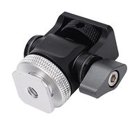 Keenso Soporte para Monitor de Cámara, Soporte Portátil para Perilla de 360°, para Monitor de Campo Ajustable para Teléfono Móvil, para Filmación Al Aire Libre (Silver)