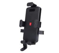 Keenso Soporte para Teléfono de Bicicleta, Abrazadera de Manillar Ajustable para Teléfonos Inteligentes de 4,7 a 6,8 Pulgadas, Fácil Operación con una Sola Mano, Agarre Seguro para Ciclismo y