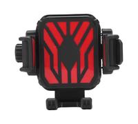 Keenso Soporte para Teléfono de Bicicleta, Ajustable 360, Soporte para Teléfono de Motocicleta a Prueba de Golpes para Móviles de 5,7 a 7,2 Pulgadas en el Manillar (Rojo)