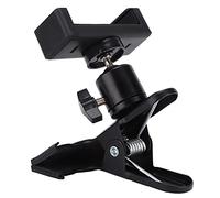 Keenso Soporte para Teléfono para Abrazadera de Guitarra Soporte de ABS y Acero Inoxidable con Rotación de 360 Grados Protección contra Rayones Agarre Seguro para Práctica de Grabación y