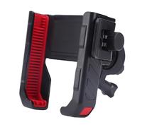 Keenso Soporte para Teléfono para Bicicleta, Soporte Universal Giratorio para Teléfono con Almohadilla Amortiguadora de EVA para Manillares de 15 a 28 Mm, Ideal para Motocicletas y Bicicletas