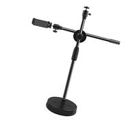 Keenso Soporte Retráctil Multifunción para Teléfono Móvil para Transmisión en Vivo Base Estable Ajustable para Arte de Uñas, Fotografía ABS (Soporte para teléfono con Base para portavasos)