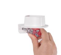 Keenso Soporte Velop de Fácil Instalación para de Malla WiFi de Tres Bandas, Paquete de 3 Blancos para Decoración de Oficina en Casa, Tamaño de 10 * 9 * 6cm (3)