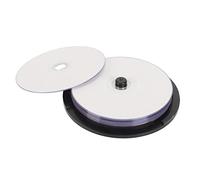 Keenso Sturdy PC DVD R en Blanco Disc de 4.7 GB 16x Disco de Medios Grabables de Alta Velocidad, Larga Vida útil de Almacenamiento para Fotos, Paquete de 50 (10PCS)