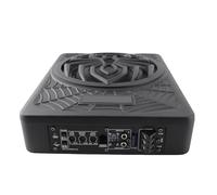 Keenso Subwoofer Delgado de 800 W y 10 Pulgadas para Debajo del Asiento de Coche con Amplificador Integrado y Luces LED, para de Audio de Coche con Kit de Cableado (Aplicación Rainbow)