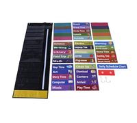 Keenso Tabla de Bolsillo de Programación Diaria, Tabla de Bolsillo de Programación para Actividades Preescolares en el Hogar, Oficina y Aula