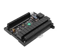 Keenso Tablero de Control PLC, Módulo de relé de Retardo del Controlador Programable PLC de Plástico DC10 a 28 V 10 KHz 8000 Pasos con AD DA Analógico para Usuarios de Control de Automatización