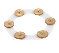 Keenso Tamburina de HI HAT, Campanas de Acero Inoxidable, Montaje de Goma, Calidad de Sonido Profesional, Bateristas, Actualización Mejorada de Rendimiento con Construcción de Acero Inoxidable para