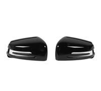 Keenso Tapa de la Cubierta del Espejo Retrovisor, Embellecedor de las Cubiertas del Espejo Lateral del Material ABS para W176 W246 W204 W221 C218, Protección Resistente contra el Clima y las