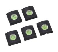 Keenso Tapa de Nivel de Burbuja para Zapata con Nivel de Burbuja para Linterna de Cámara, Diseño de Tamaño Mini, Cubierta para Zapata de Silicona de 5 uds.