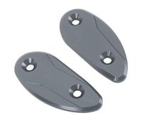 Keenso Tapa Eliminadora de Espejos de Motocicleta, Placa de Bloqueo de Espejo de Aleación de Aluminio, 2 Cubiertas, Orificios de Espejo Vacíos, Fácil Instalación, Apto para CBR1000RR 2020 2021 2022