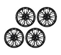 Keenso Tapacubos Tapacubos de ABS de 14 Pulgadas Cubiertas de Rueda Universales Juego de 4 Protección de Llanta con Fijación Instalación Liviana para Automóviles Camiones SUV con Ruedas de Acero