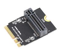 Keenso Tarjeta Adaptadora Vertical NVMe SSD a M.2 Key A-E para Tipo 2280, Instalación Estable, para Requisitos del Ranura Tipo M.2 Key A/E 2230 en la Placa Base