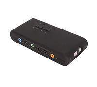 Keenso Tarjeta de Sonido USB 7.1 Adaptador de con Cable de Fibra óptica óptica para Enchufes OS X -Laptop 91 Coloque y Tarjeta de Sonido USB
