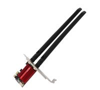 Keenso Tarjeta PCIe de 1200Mbps de 1200Mbps para 7 8 10 11, Tarjeta de Red de Enchufe y Reproducción con Antena para Descargas Rápidas y Reproducción de Video HD