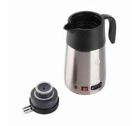 Keenso Taza de Agua para Calefacción de Coche de 12V/24V, Tetera Eléctrica con Aislamiento Al Vacío, Segura para Beber Agua Hervida, para Viajes Largos (coche de 12v)