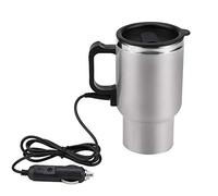 Keenso Taza de Viaje, Taza de Agua del Coche 12V con Cable del Encendedor