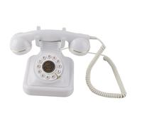 Keenso Teléfono Fijo Vintage de Escritorio Retro para Fiesta de Boda en Casa, Fácil de Usar, Material ABS de Primera Calidad