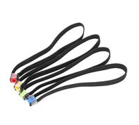 Keenso Tippet de Pesca con Mosca, Accesorio Ligero para Aparejos de Pesca Tippet de Tela Elástica de 4 Piezas