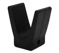 Keenso Tope de Proa para Remolque de Barco Estilo V, Tope de Proa de Caucho Negro para Barco con Excelente Resistencia a la Intemperie y a la Abrasión, para Yates, Kayaks, Barcos,
