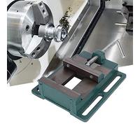 Keenso Tornillo de Banco para Máquina de 5 Pulgadas, Herramienta de Hierro Fundido Resistente con Mandíbulas Elevadas para Fresar y Taladrar, Perfecto para Carpintería y Mantenimiento